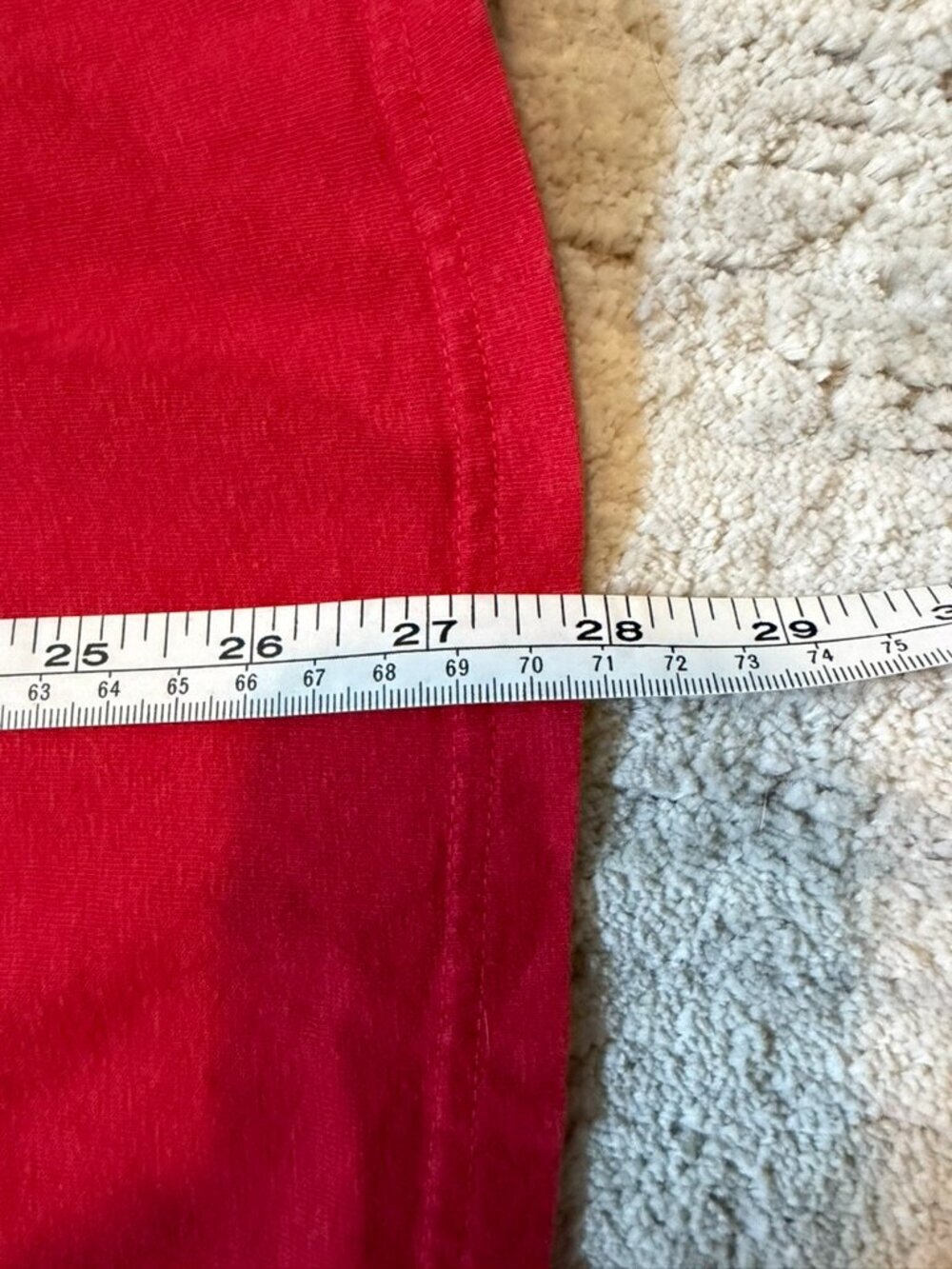 Everlane Red Tshirt Mens XXL Size E7 (Everlane Everyone Collection) - Picture 6 of 6